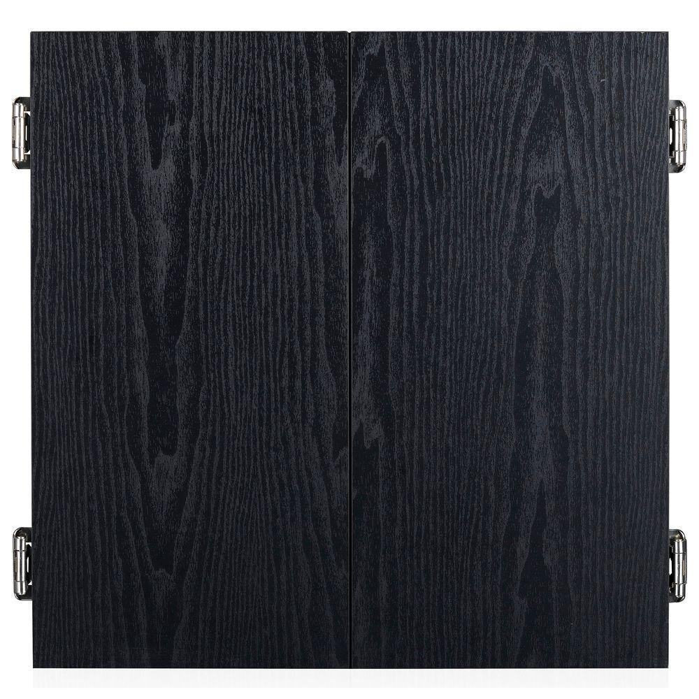 Black Winchester Dartboard and Cabinet Set