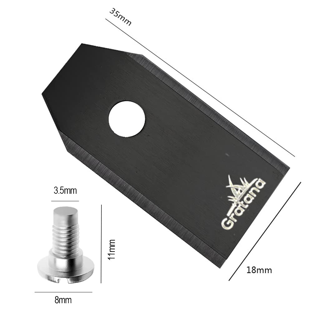 Robotic Lawn Mower Blade (30, for  - Single Hole) Also for  McCulloch Robotic Lawnmower Mowing Robo Robot Accessories Replacement for 315 430 435 450 and Many Others