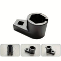 1pc Offset Oxygen O2 Sensor Socket 3/8-Inch Drive By 7/8-Inch 22mm ,Oxygen Sensor Offset Puller Wrench Removal Tool