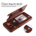 Phone Case - Luxury Flip Leather Wallet Cases For Samsung