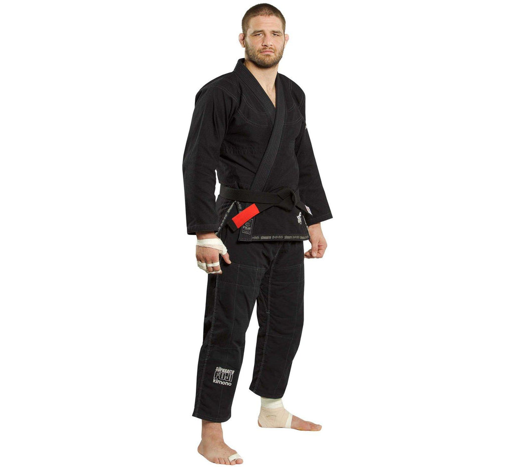 Fuji Suparaito Superlite Brazilian Jiu Jitsu Gi - Black (A0)