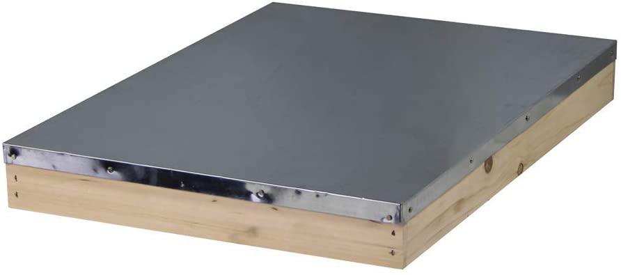 starter bee hive with frames &amp; wax coated foundations (nu8-1d1m)