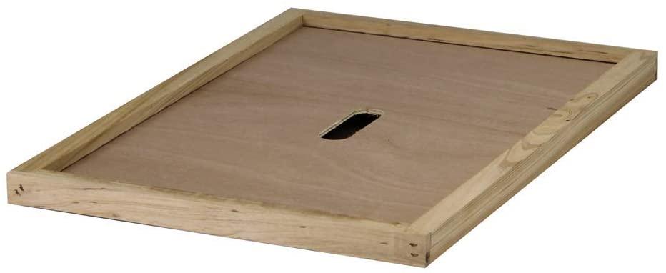 starter bee hive with frames &amp; wax coated foundations (nu8-1d1m)