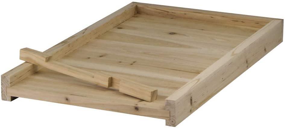 starter bee hive with frames &amp; wax coated foundations (nu8-1d1m)