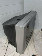 vtg 2003 sony 24" crt retro gaming tv tube rca gamer flatscreen tested remote