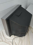 vtg 2003 sony 24" crt retro gaming tv tube rca gamer flatscreen tested remote