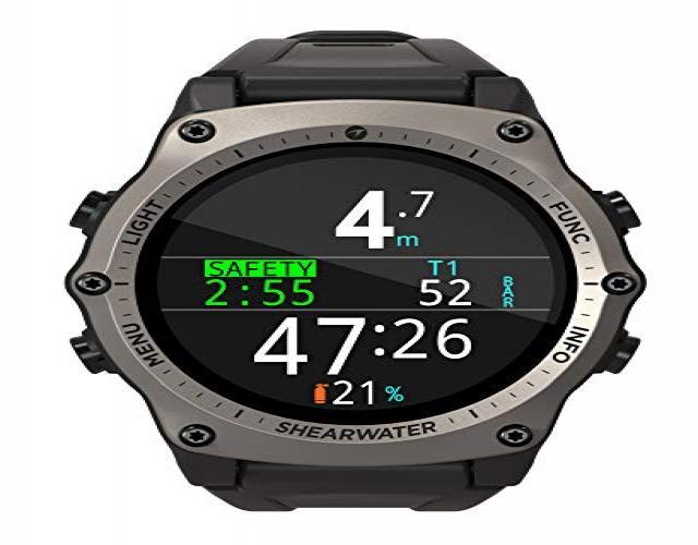 SHEARWATER RESEARCH Teric Wrist Dive Computer (Silver)