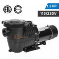 1.5hp 115-230v inground swimming pool pump motor strainer hayward replacement