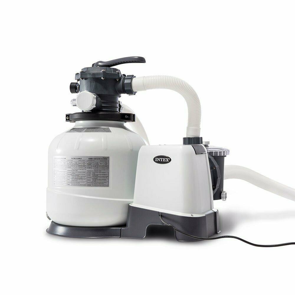intex above ground pool sand filter pump bundled with replacement hose (2 pack)