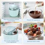 Mini ice Cream Maker, Single Serve Ice Cream Maker,One-Touch Dessert Maker, Single Serving of Gelato, Frozen Yogurt, Compact Electric Makers for Kitchen, Just 15 Minutes11