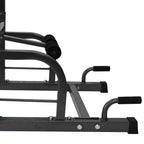 Power Tower Dip Station Pull Up Bar Sit Up Bench for Home Gym Dip Stands Strength Training Workout Equipment