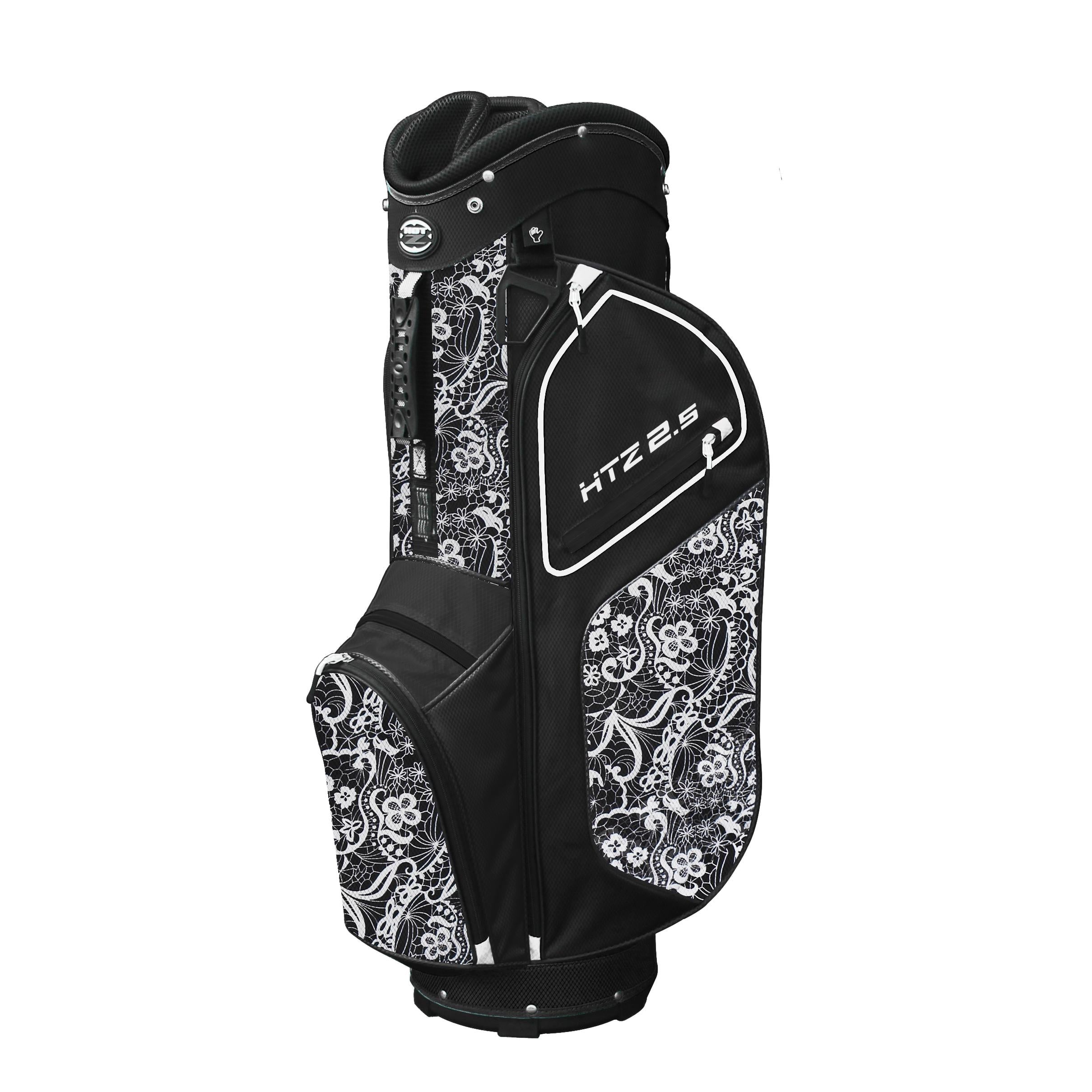 HotZ 2.5 Cart Bag *Ladies Lace* *Black/White* Golf