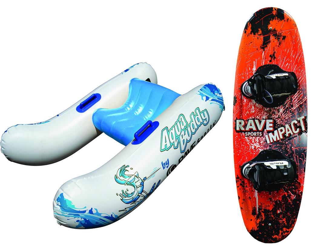 Rave Sports 02401 Jr. Wakeboard Starter Package for Teaching Beginners