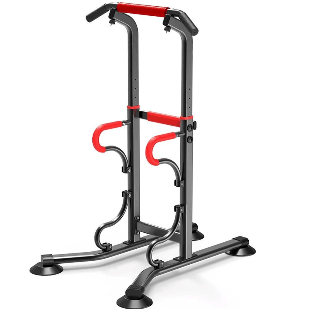 Pull Up &amp; Dip Stand Power Tower, Adjustable Multi-Function Fitness Strength Training Equipment