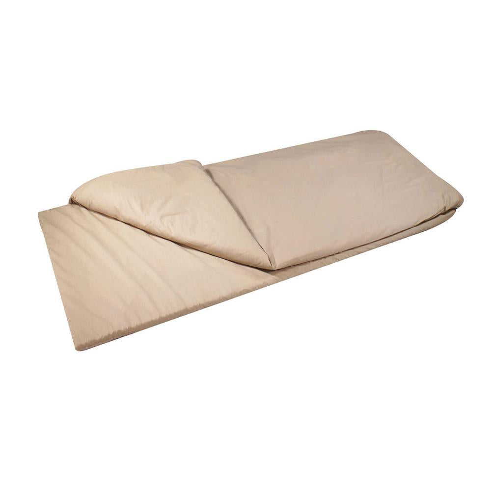 Children's Duvalay with Luxury Cappucino Memory Foam Sping Bag and Duvet
