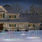 5 ft Multi LED 2D Nativity Scene Holiday Yard Decoration