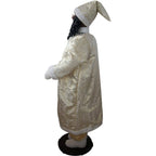 58 in. Christmas African American Dancing Santa Claus in Paisley Cost with Prelit Christmas Tree