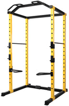 Everyday Essentials 1000-Pound Capacity Multi-Function Adjustable Power Cawith J-Hooks, Dip Bars and Other Optional Attachments, Power CaOnly