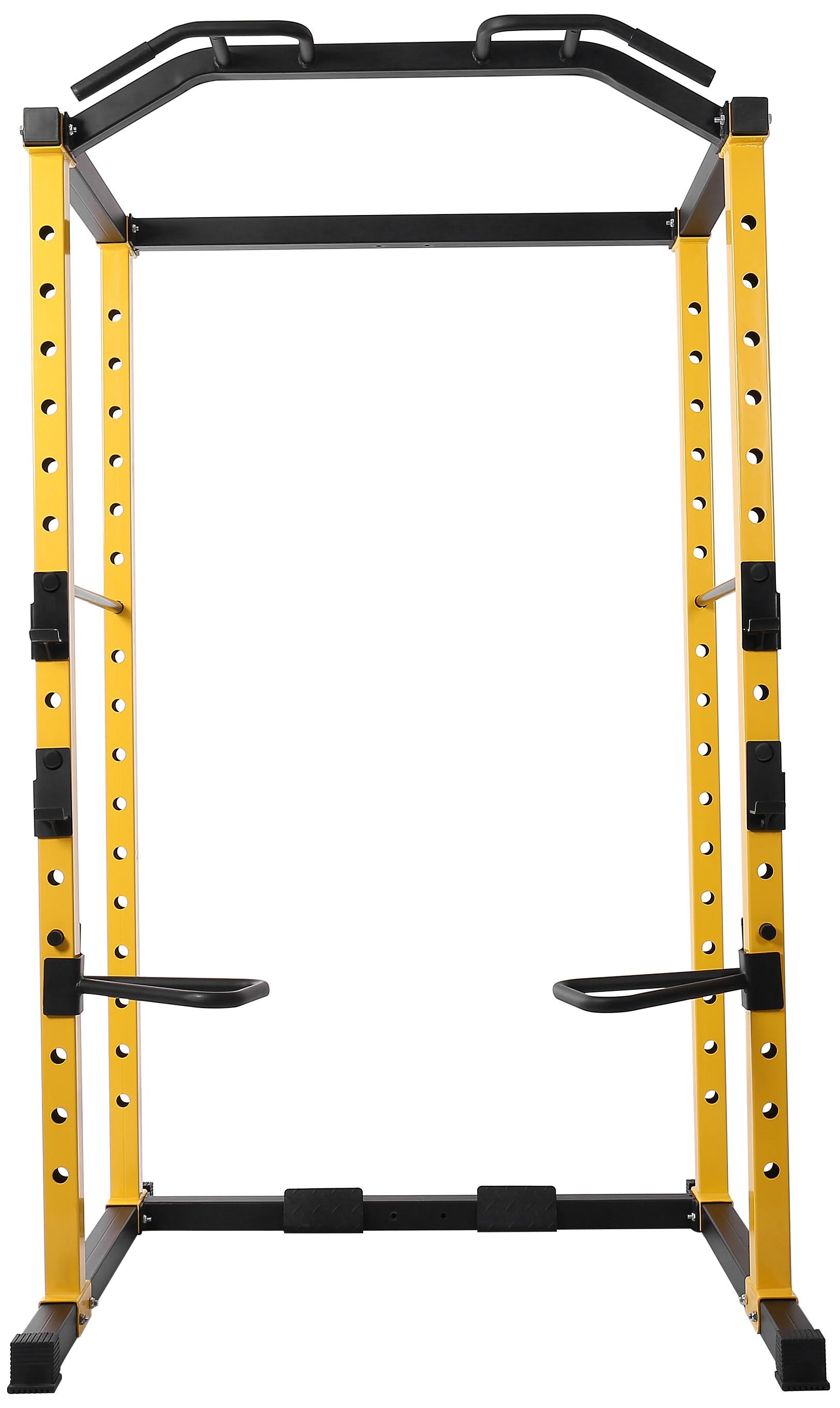 Everyday Essentials 1000-Pound Capacity Multi-Function Adjustable Power Cawith J-Hooks, Dip Bars and Other Optional Attachments, Power CaOnly