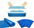 new round/rectangular/oval swimming pool heater solar cover blanket  evaporation