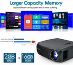 10000:1 8500lms fhd android 5g wifi led projector 4k home video tv native 1080p
