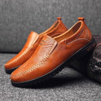 Genuine Leather Breathable Loafer Casual Shoes
