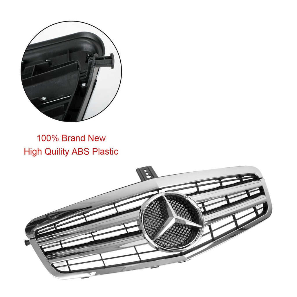 2010-2013 Benz W212 E-Class E200 E220 E350 E550 Front Bumper Grille Grill Generic