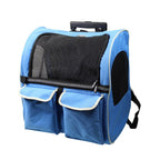 MiNi Pet Foldable Dog Trolley LaBag for Pets Travel Cart on Wheels