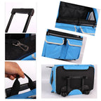 MiNi Pet Foldable Dog Trolley LaBag for Pets Travel Cart on Wheels