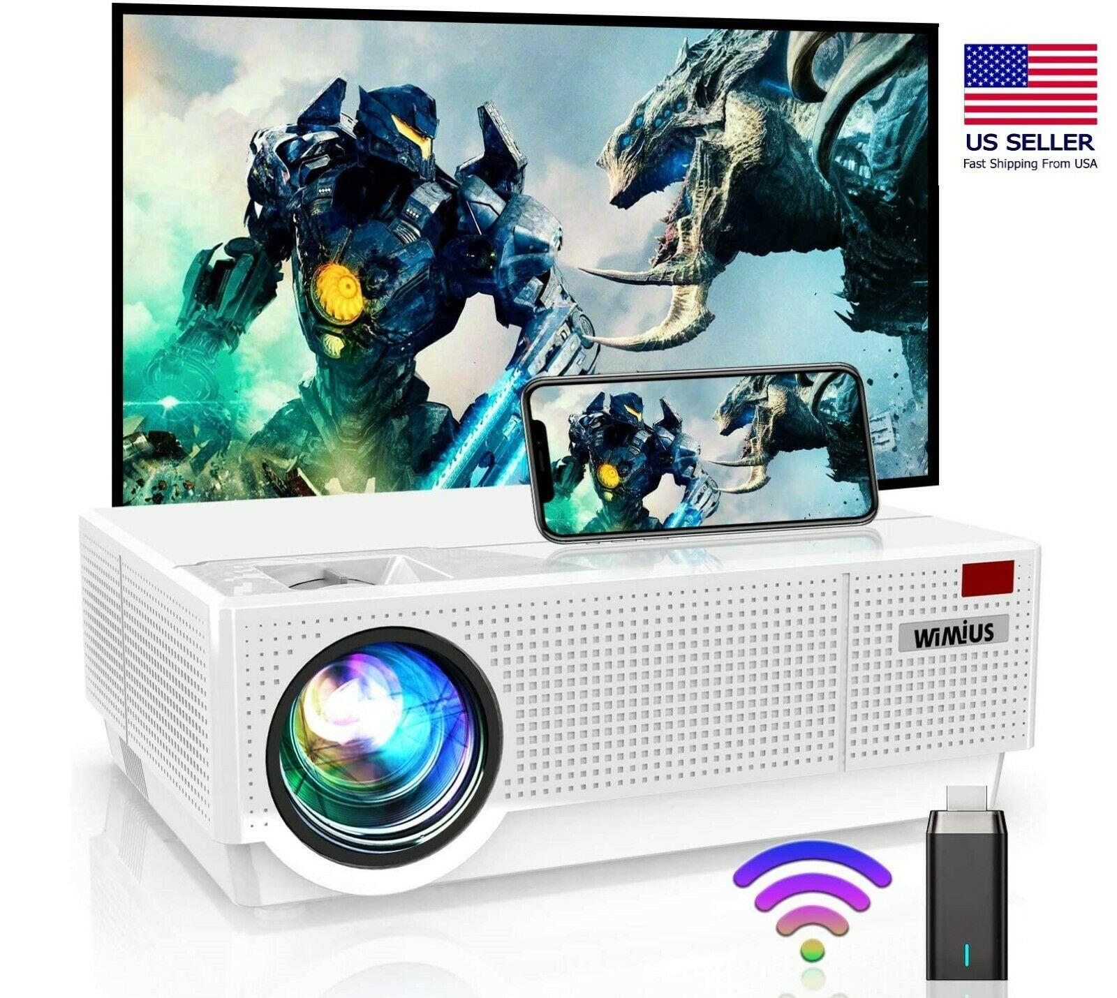 9500l lumens wifi 4k hd 1080p home theater smart projector hdmi for pc ps4 tv