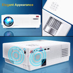 9500l lumens wifi 4k hd 1080p home theater smart projector hdmi for pc ps4 tv