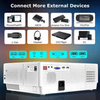 9500l lumens wifi 4k hd 1080p home theater smart projector hdmi for pc ps4 tv