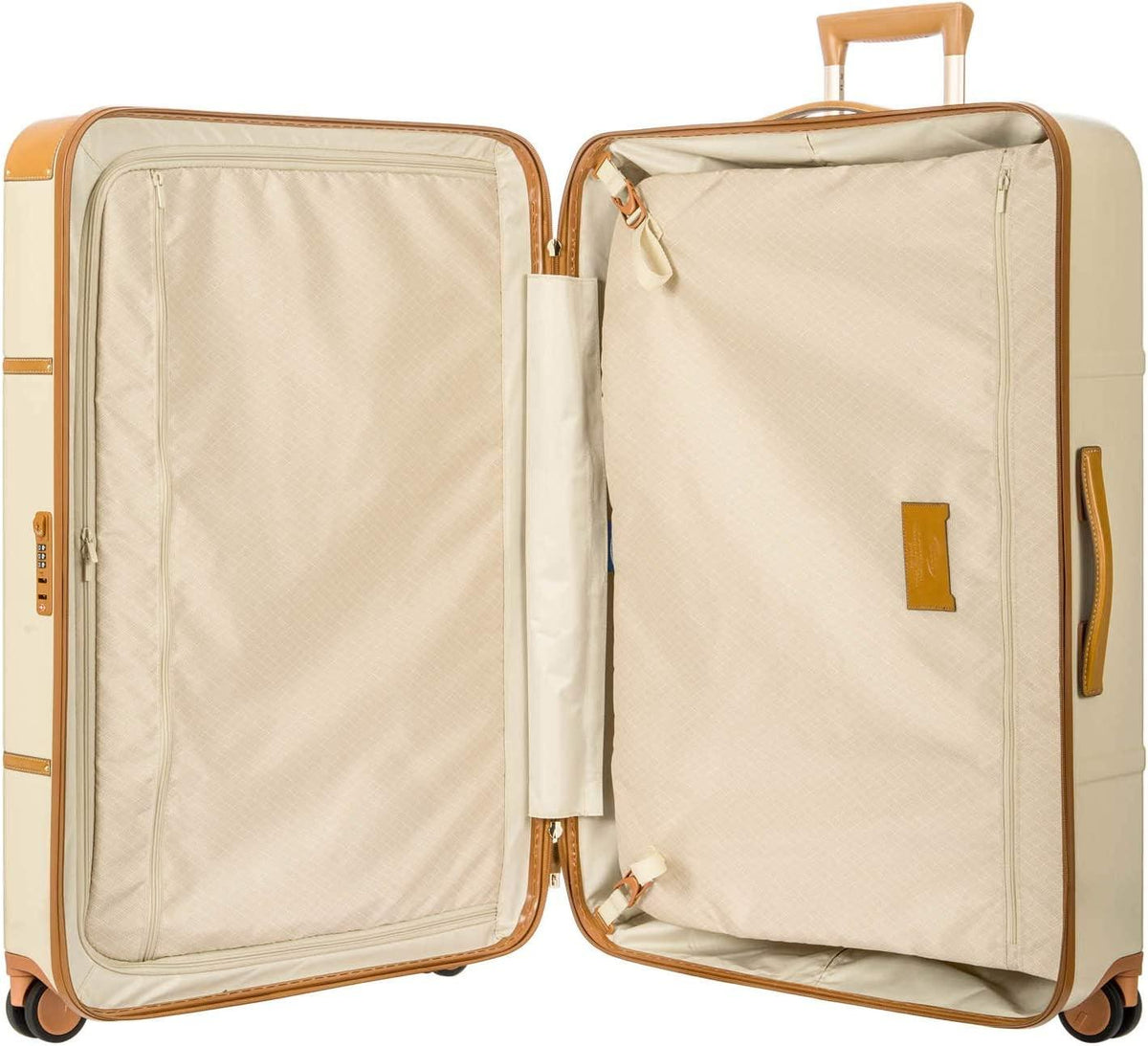 Bellagio 2.0 Spinner Trunk - 32 Inch - Luxury Bags for Women and Men - TSA Approved Luggage - Cream