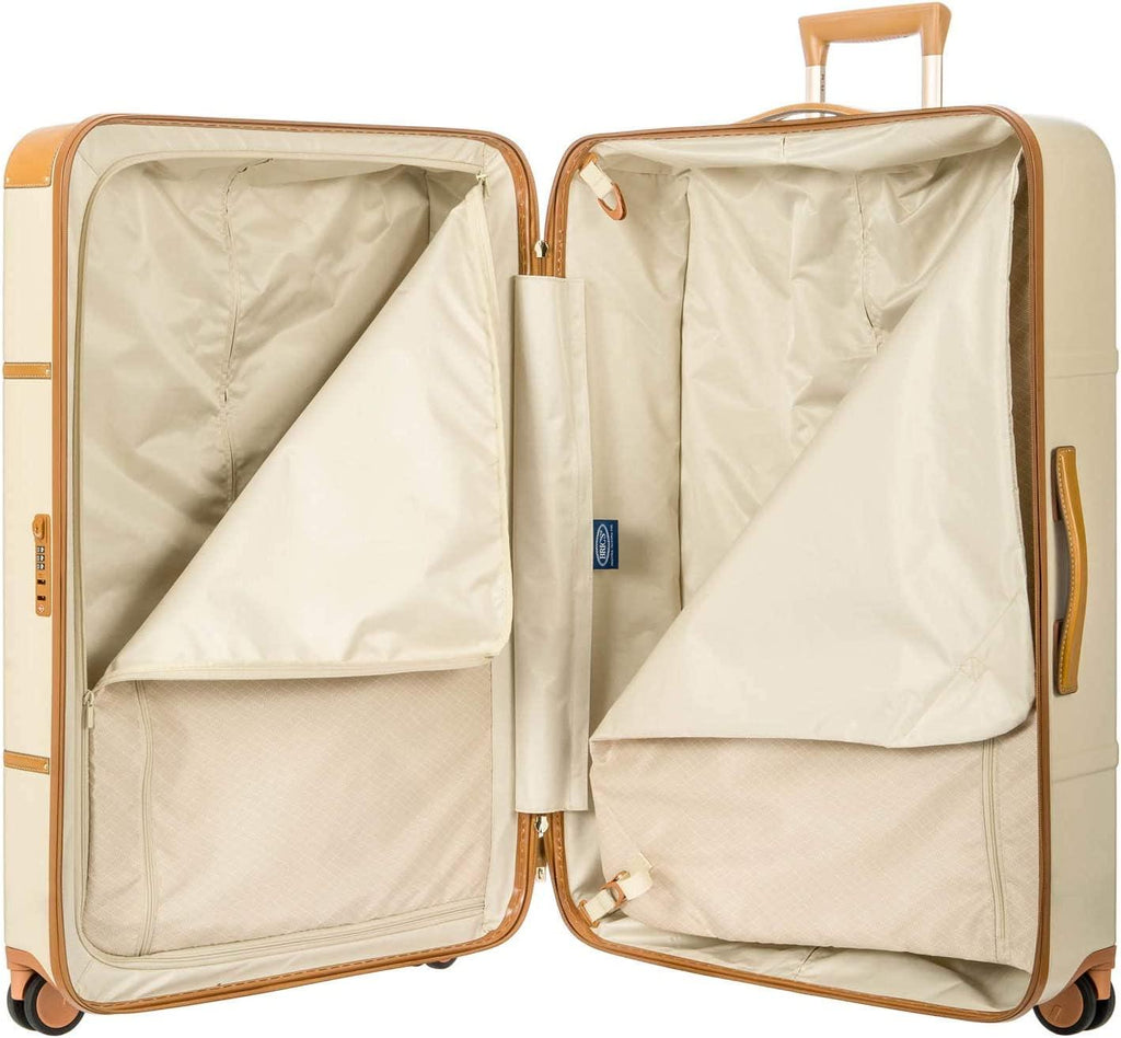 Bellagio 2.0 Spinner Trunk - 32 Inch - Luxury Bags for Women and Men - TSA Approved Luggage - Cream