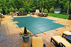 rectangle loop-loc ii mesh in-ground pool safety cover for a 16' x 24' no step