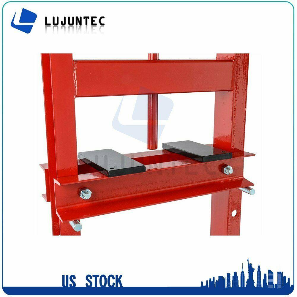 Hydraulic Shop Press 6 Ton Bench Top Mount 81518 With Plates H-Frame Jack Stand