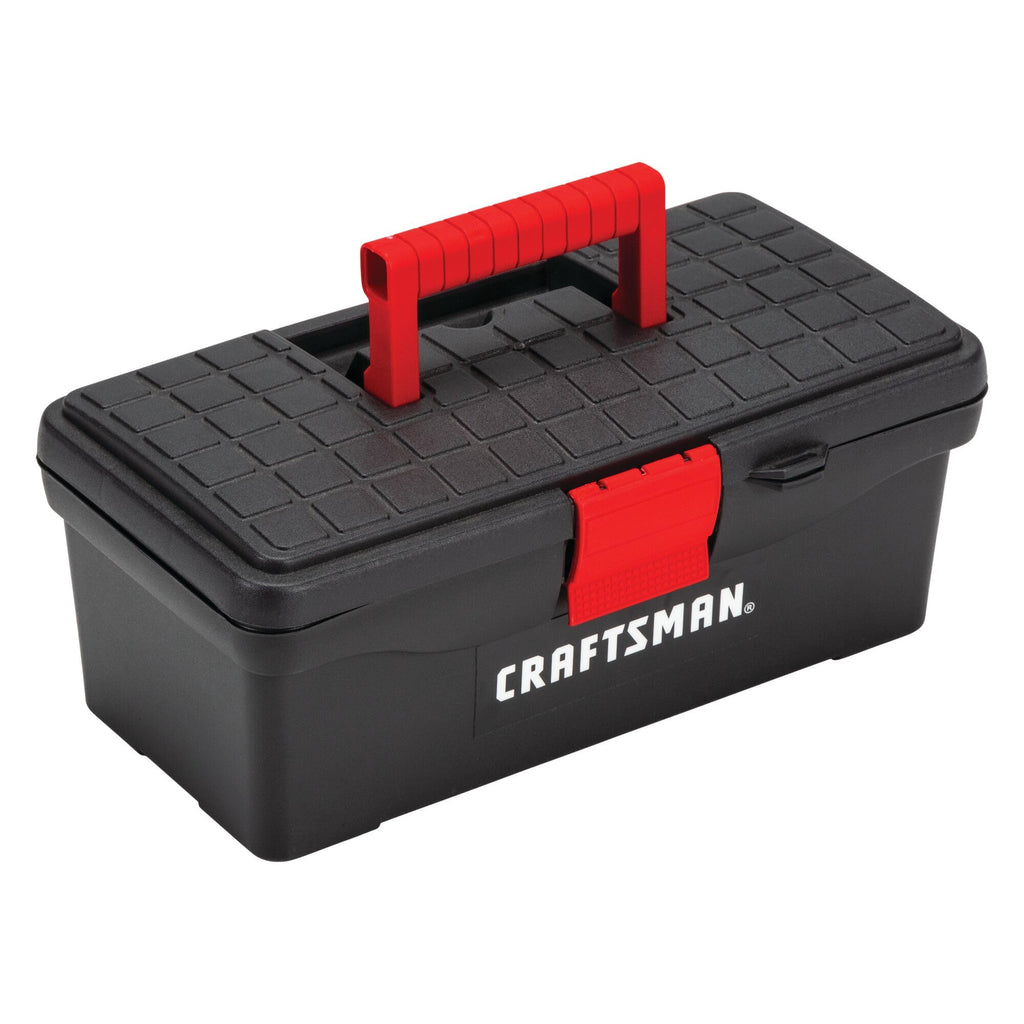 Tool Box, Lockable, 13 in., Red/Black (CMST13004)
