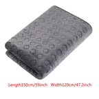 Portable Heaters for Outdoor Use Space Heater Heated Blanket Soft Blanket Machine Washable for Home Travel Office (150x120cm/59x47.2inch) with 260cm Extension Line