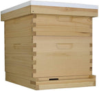 amish made in usa starter bee hive complete for honey with frames and foundations 10 frame