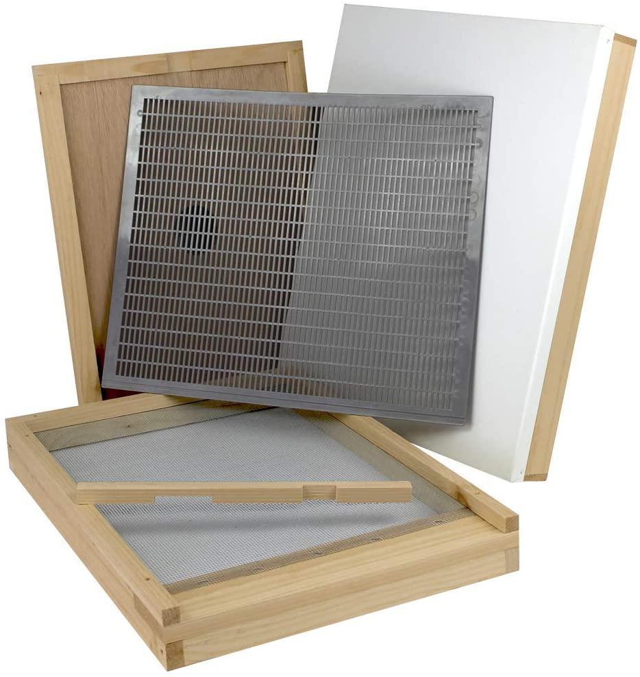amish made in usa starter bee hive complete for honey with frames and foundations 10 frame