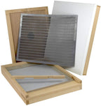 amish made in usa starter bee hive complete for honey with frames and foundations 10 frame