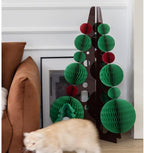 Sxcespp Lndoor Living Room Floor Decoration丨Paper Folding Christmas Holiday Party Decoration Christmas Tree丨Environmental Protection, Easy to Store丨Suitable for Home Party Decoration