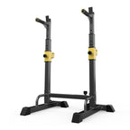 OlymFit Barbell Rack 551LBS Max Load Adjustable Squat Stand Dipping Station Weight Bench