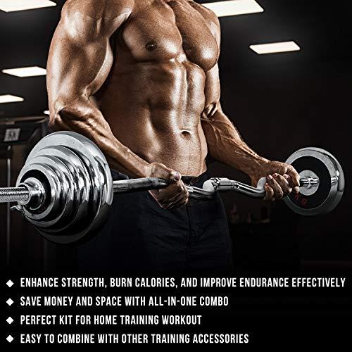 STOZM Dumbbell Set With Case, 121Lbs Versatile Extended Set With Bar Options (Exgk Dumbbell Set/Extended Version 55Kg)