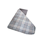 Duvalay Extra-LarOcean Plaid Luxury Memory Foam Sping Bag and Duvet