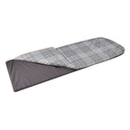 Duvalay Extra-LarOcean Plaid Luxury Memory Foam Sping Bag and Duvet