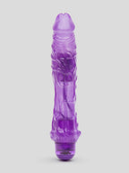 Exotic Diamond 10 Function Realistic Dildo Vibrator 9 Inch, Purple
