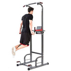 Lx Power Tower - Home Gym Adjustable Multi-Function Fitness Equipment Pull Up Bar Stand Workout Station