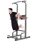 Lx Power Tower - Home Gym Adjustable Multi-Function Fitness Equipment Pull Up Bar Stand Workout Station