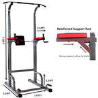 Lx Power Tower - Home Gym Adjustable Multi-Function Fitness Equipment Pull Up Bar Stand Workout Station